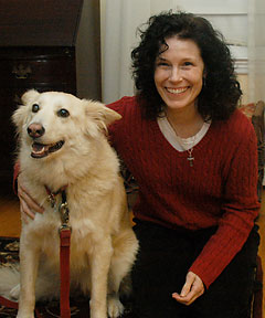 Katie Robbins and Boomer